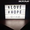 Led message light box