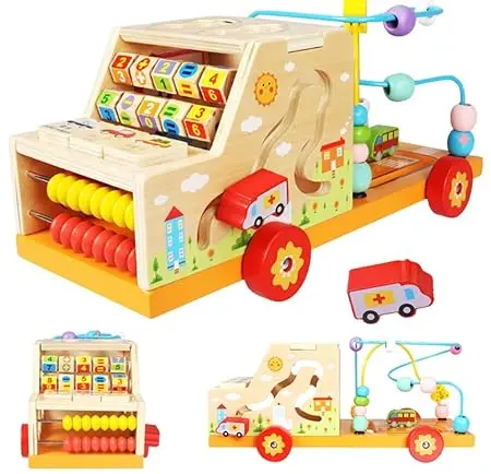 wooden car