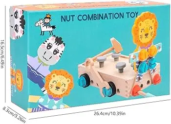 Nut combination toy
